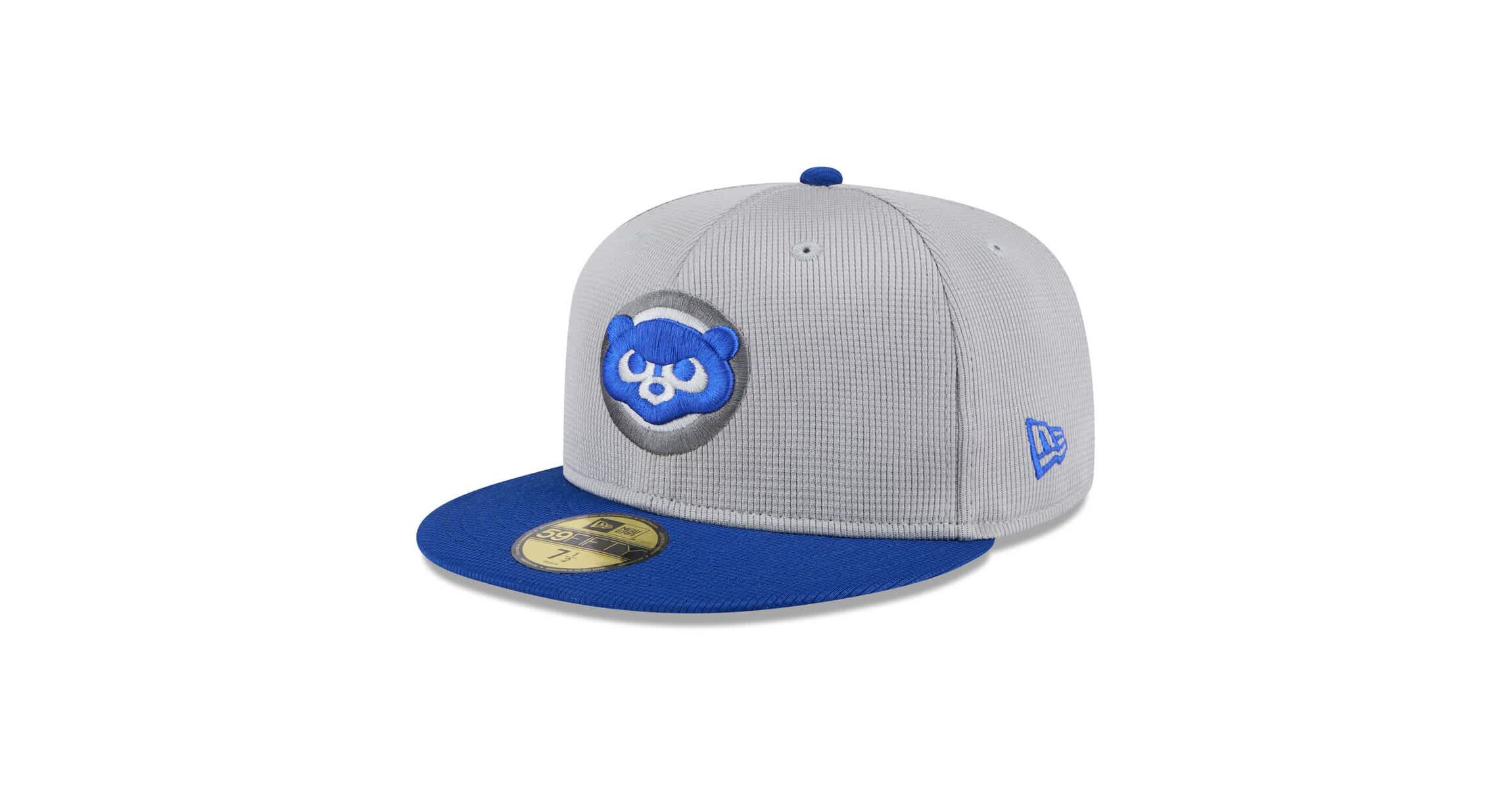 MLB Gray/Royal Chicago Cubs 2025 Batting Practice 59FIFTY Fitted Hat