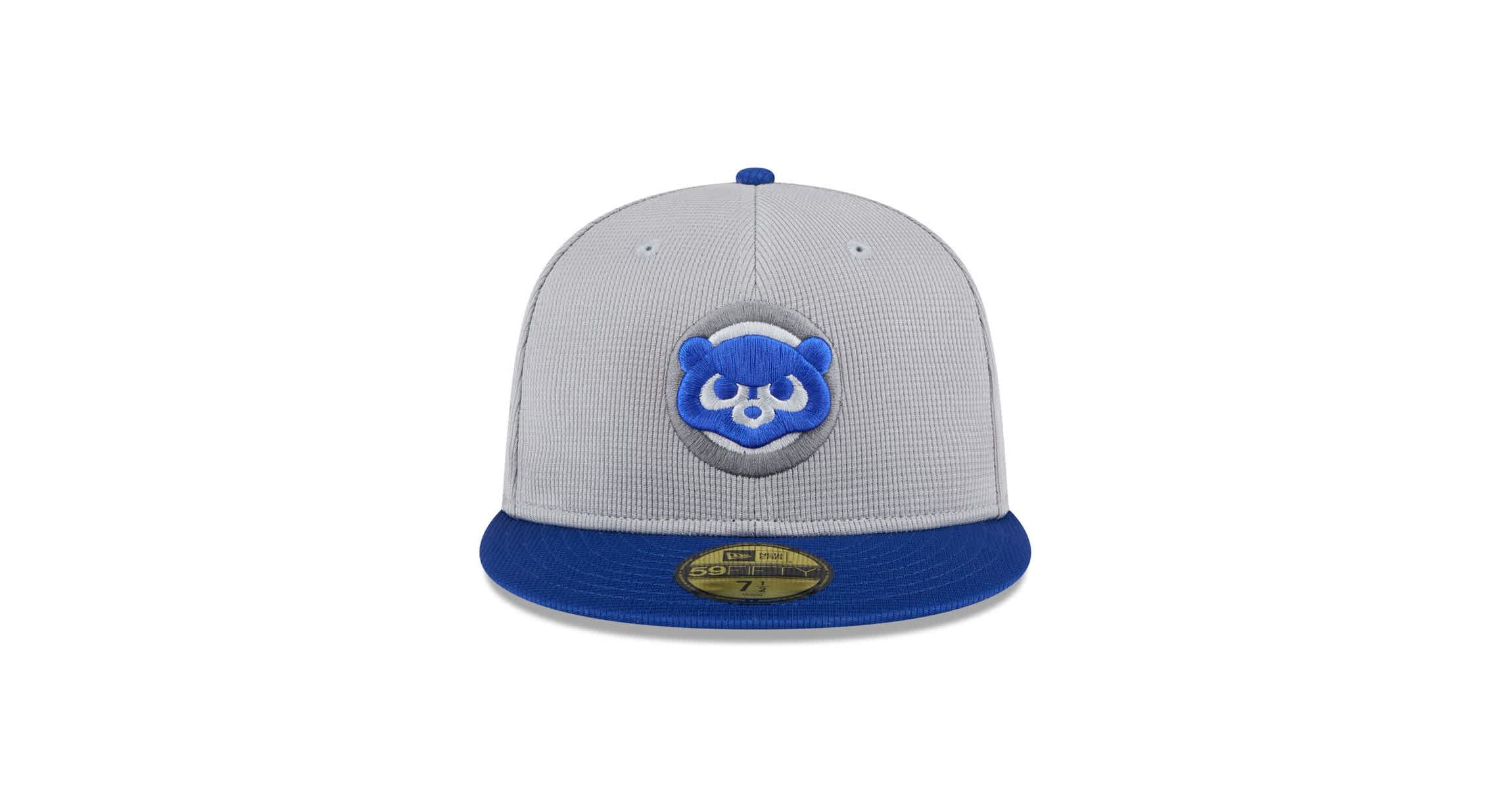 MLB Gray/Royal Chicago Cubs 2025 Batting Practice 59FIFTY Fitted Hat