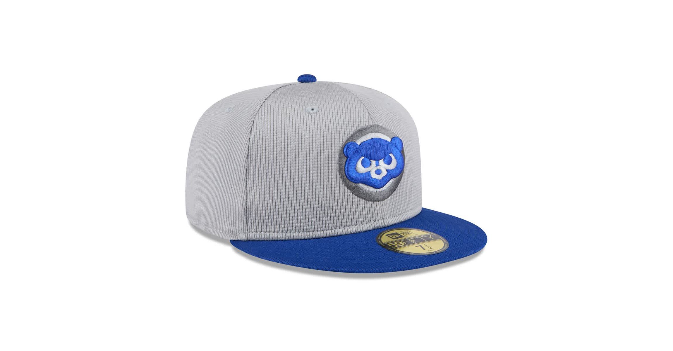 MLB Gray/Royal Chicago Cubs 2025 Batting Practice 59FIFTY Fitted Hat
