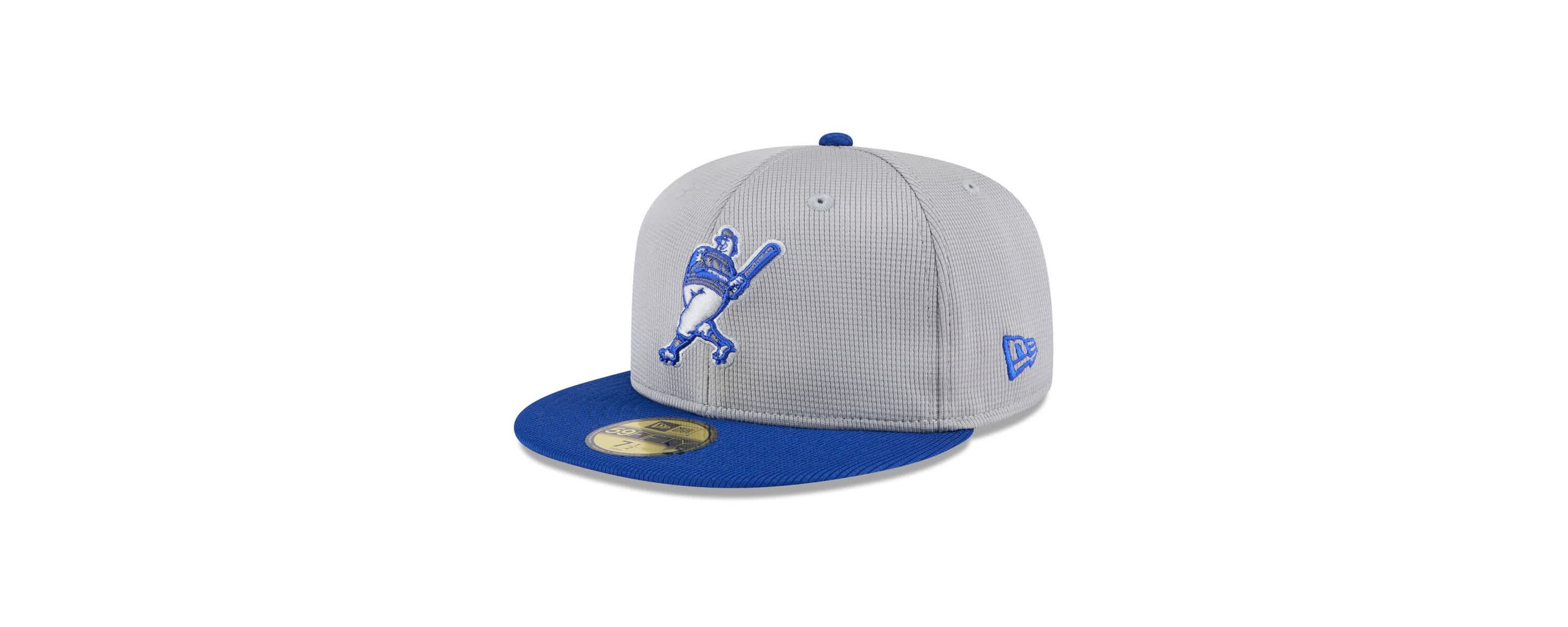MLB Gray/Royal Milwaukee Brewers 2025 Batting Practice 59FIFTY Fitted Hat