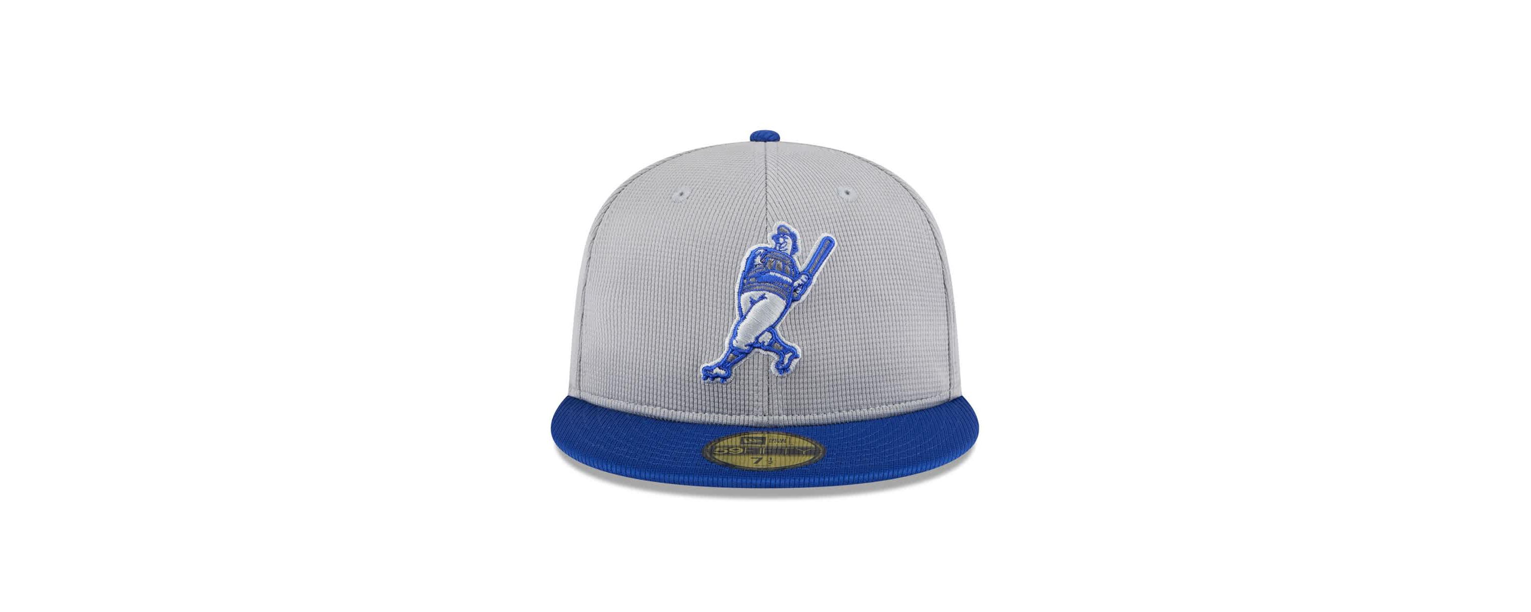 MLB Gray/Royal Milwaukee Brewers 2025 Batting Practice 59FIFTY Fitted Hat