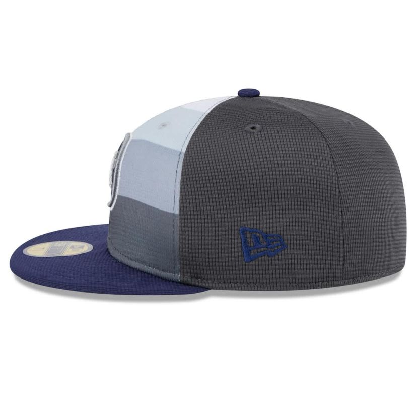 MLB Gray/Navy Houston Astros 2025 Batting Practice 59FIFTY Fitted Hat
