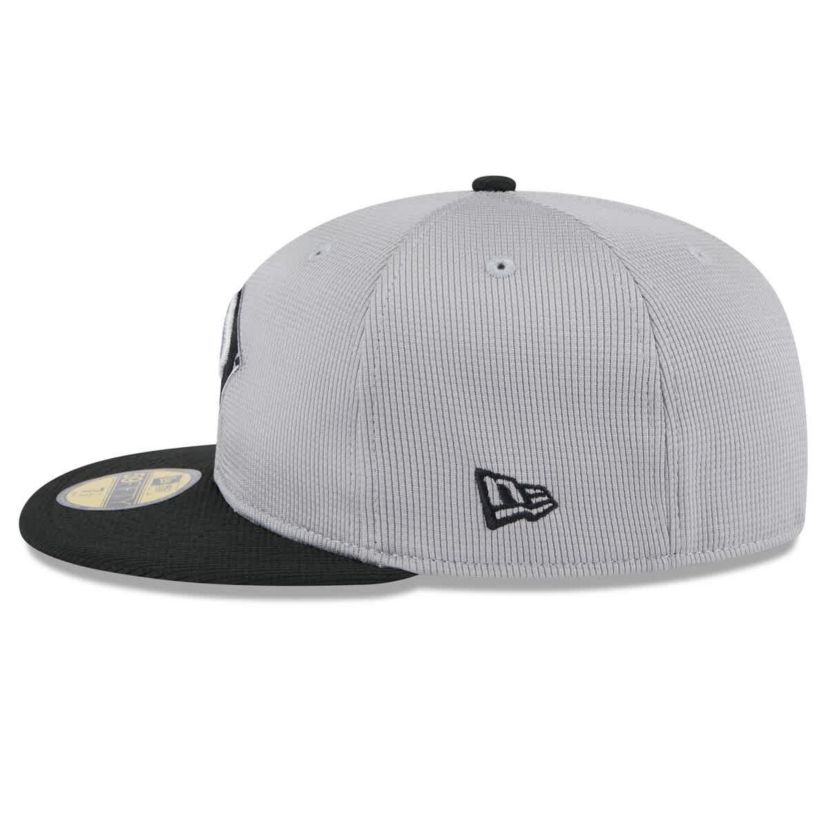 Chicago White Sox MLB Gray/Black Chicago Sox 2025 Batting Practice 59FIFTY Fitted Hat