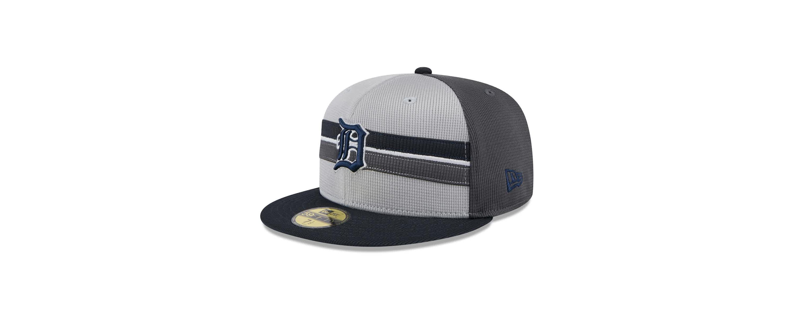 MLB Gray/Navy Detroit Tigers 2025 Batting Practice 59FIFTY Fitted Hat