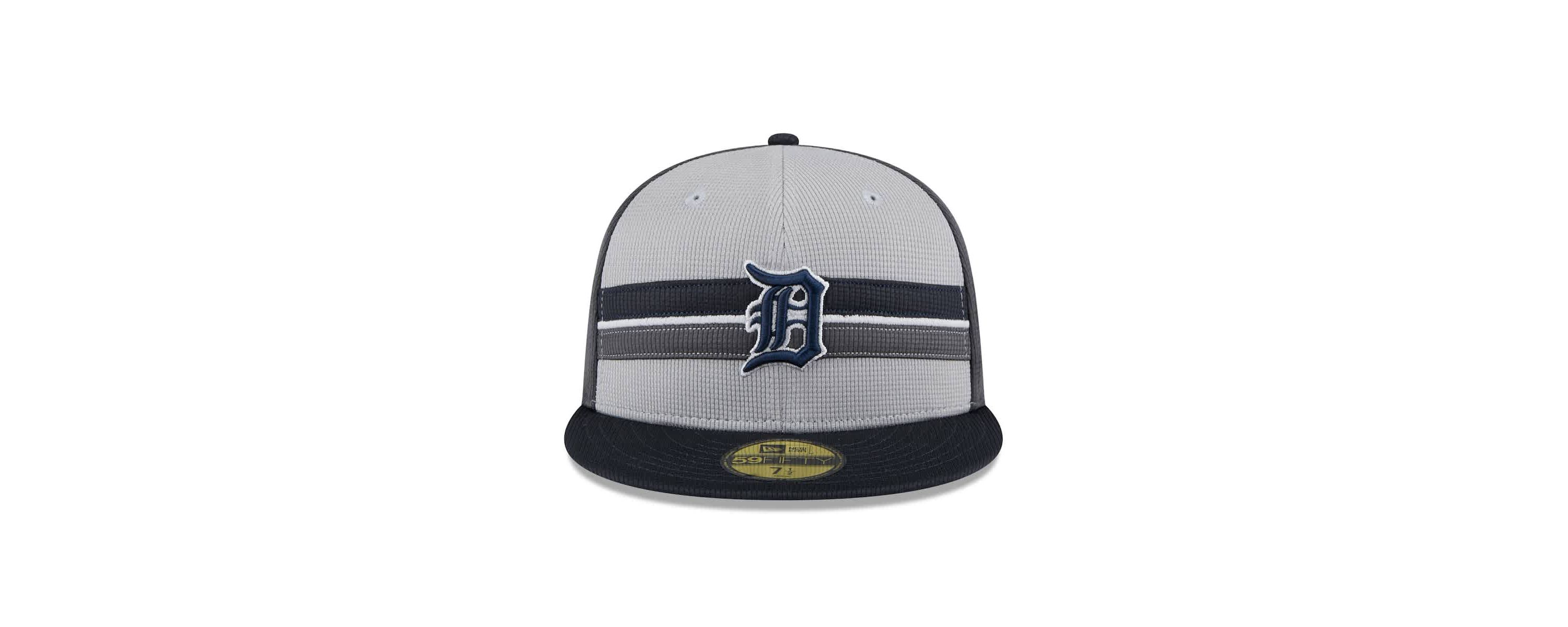 MLB Gray/Navy Detroit Tigers 2025 Batting Practice 59FIFTY Fitted Hat