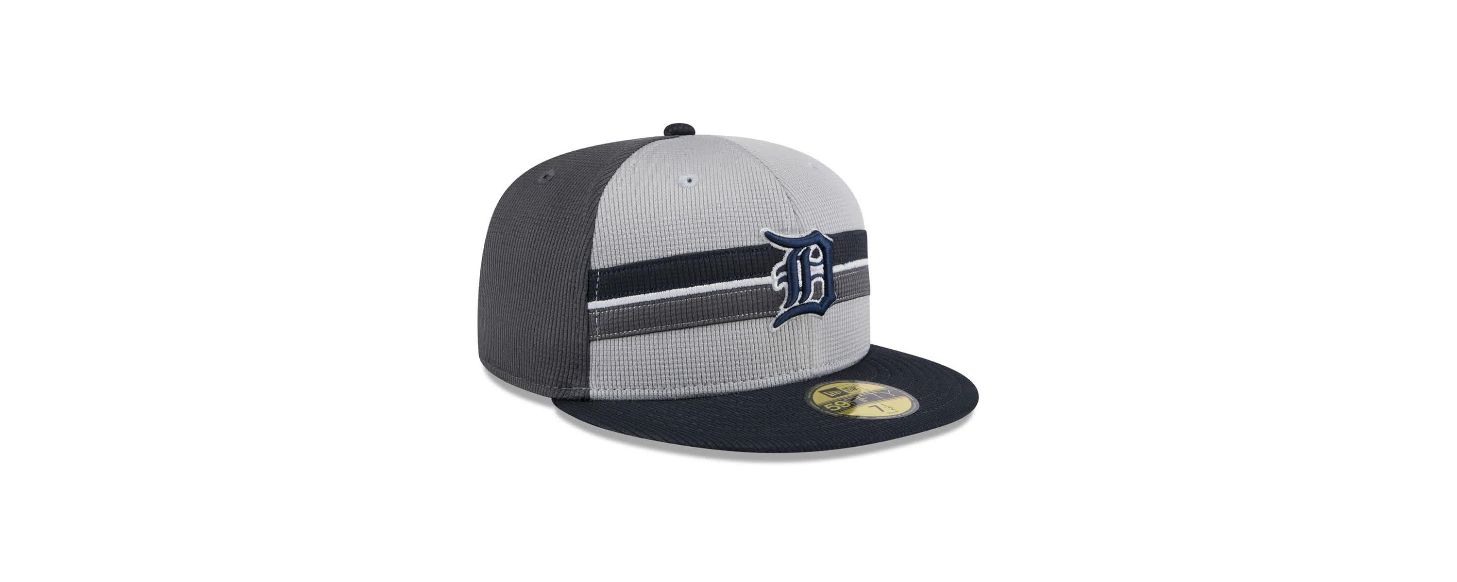 MLB Gray/Navy Detroit Tigers 2025 Batting Practice 59FIFTY Fitted Hat