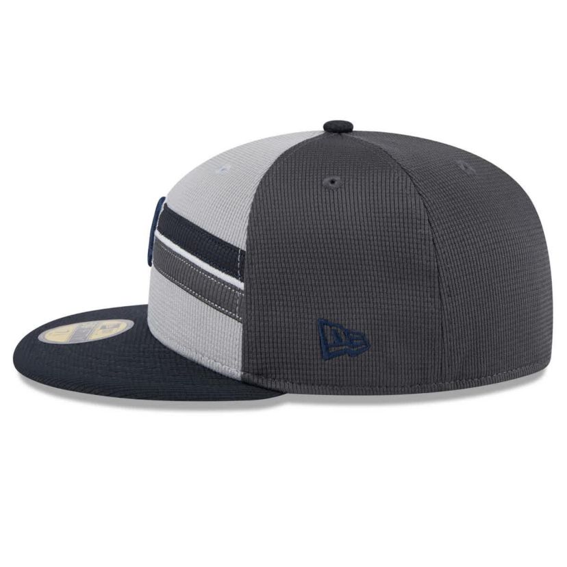MLB Gray/Navy Detroit Tigers 2025 Batting Practice 59FIFTY Fitted Hat
