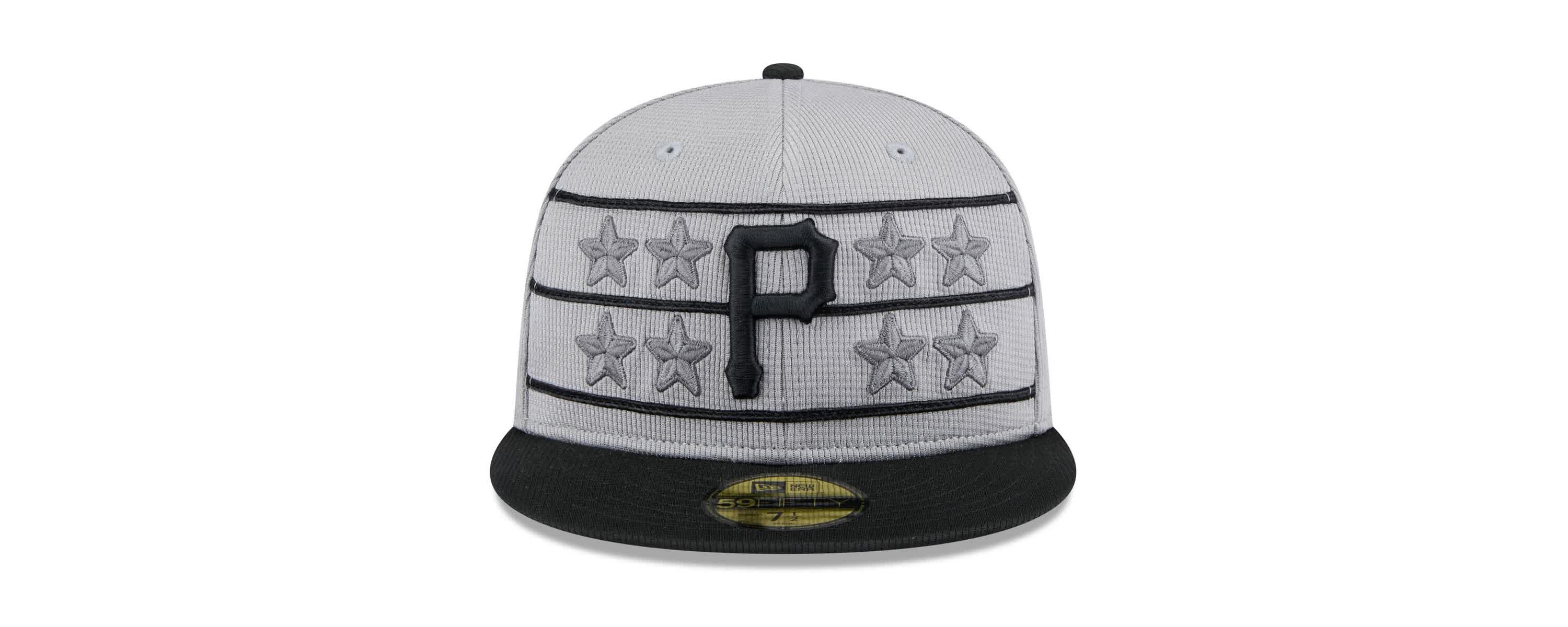MLB Gray/Black Pittsburgh Pirates 2025 Batting Practice 59FIFTY Fitted Hat