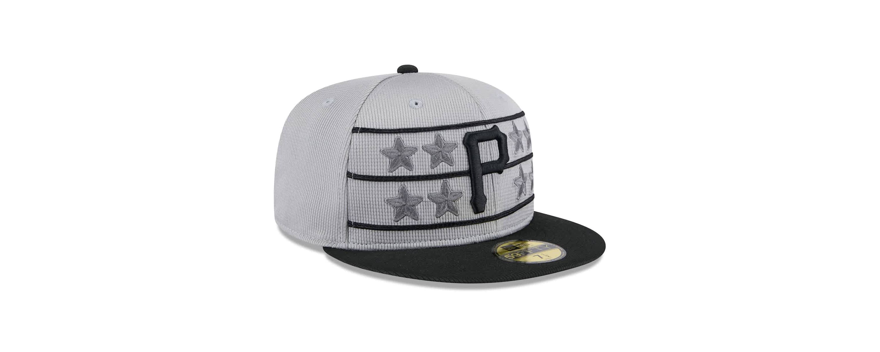 MLB Gray/Black Pittsburgh Pirates 2025 Batting Practice 59FIFTY Fitted Hat