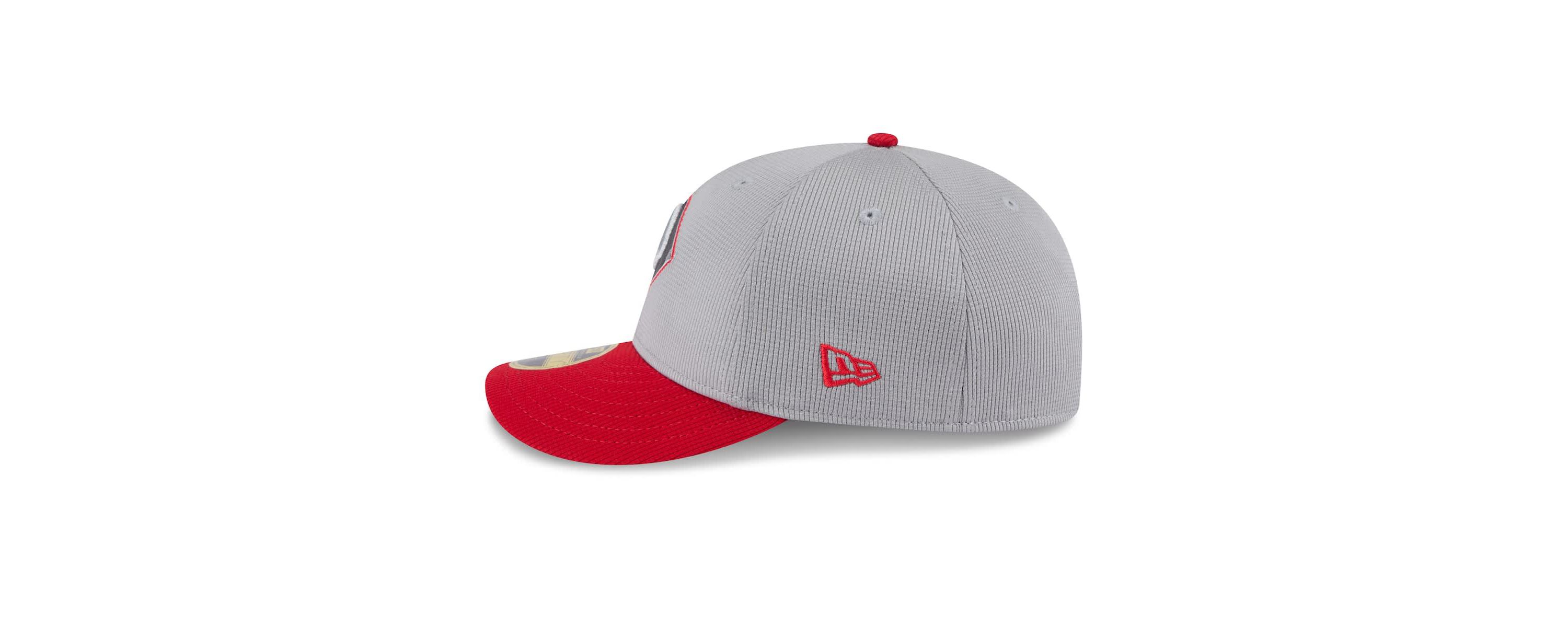 Chicago White Sox MLB Gray/Red Chicago Sox 2025 Batting Practice Low 59FIFTY Fitted Hat