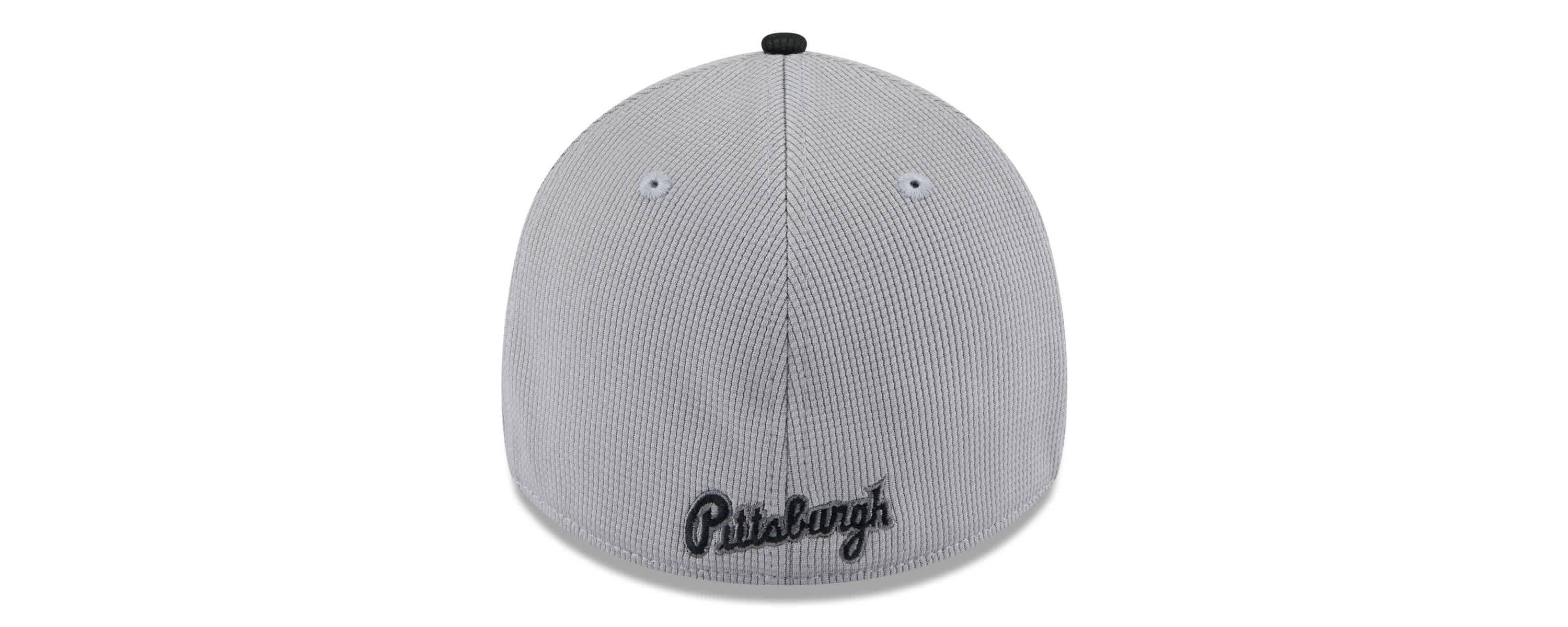 MLB Gray/Black Pittsburgh Pirates 2025 Batting Practice 39THIRTY Flex Hat