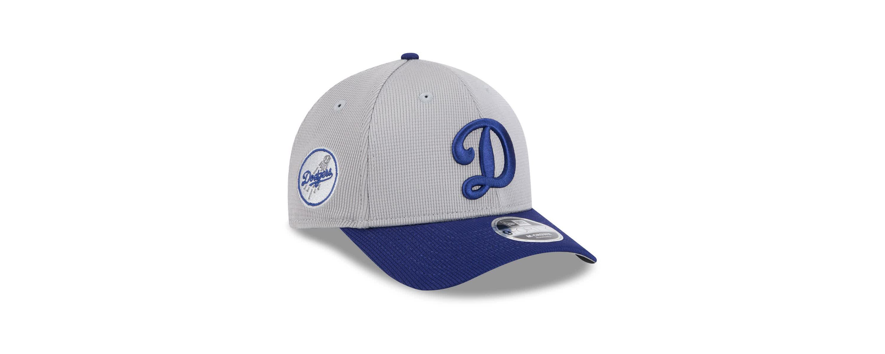 MLB Gray/Royal Los Angeles Dodgers 2025 Batting Practice 9FORTY M-Crown Adjustable Hat