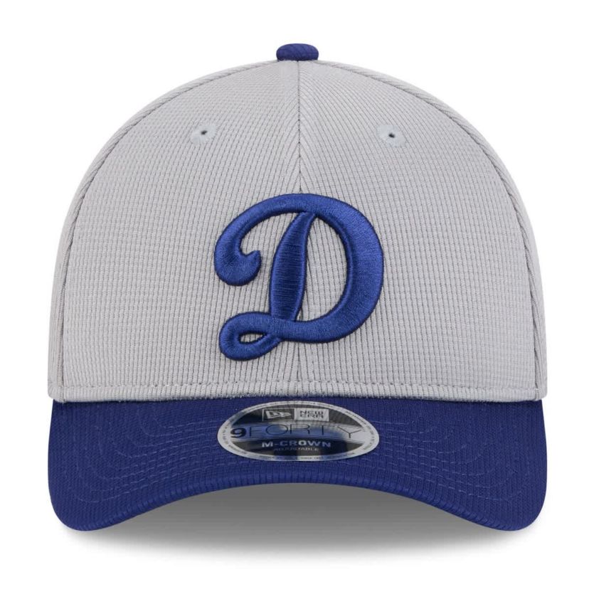 MLB Gray/Royal Los Angeles Dodgers 2025 Batting Practice 9FORTY M-Crown Adjustable Hat