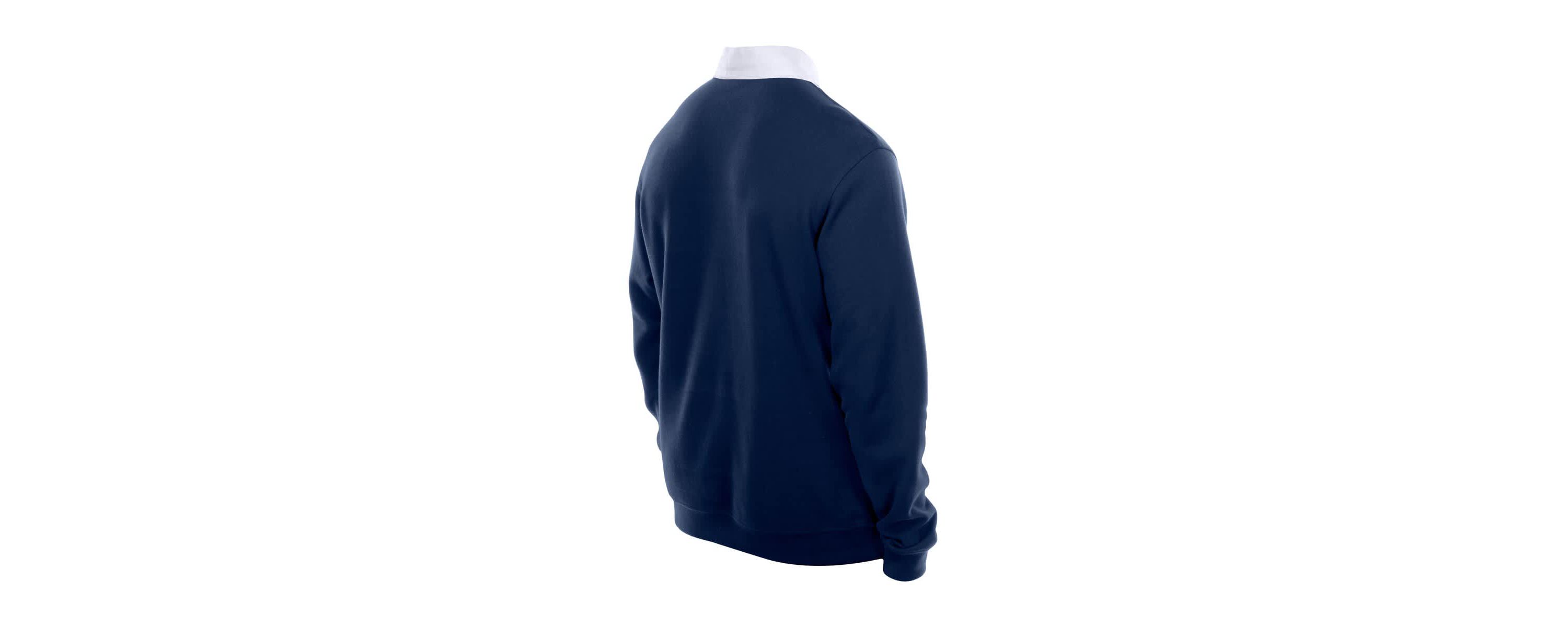 MLB New York Yankees Throwback Prep Colorblock Rugby Polo