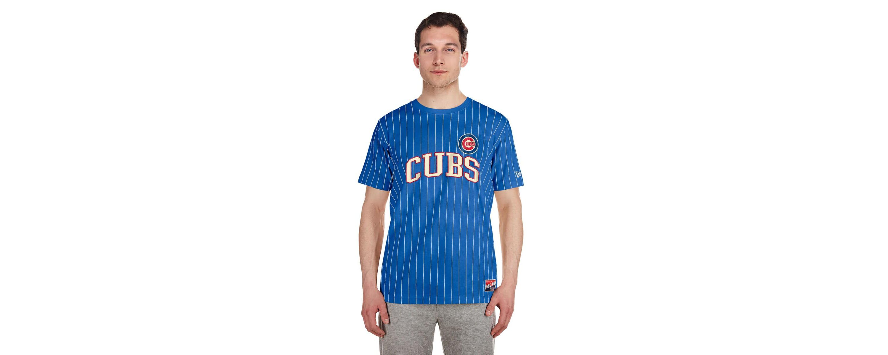 MLB Chicago Cubs Throwback Pinstripe T-Shirt