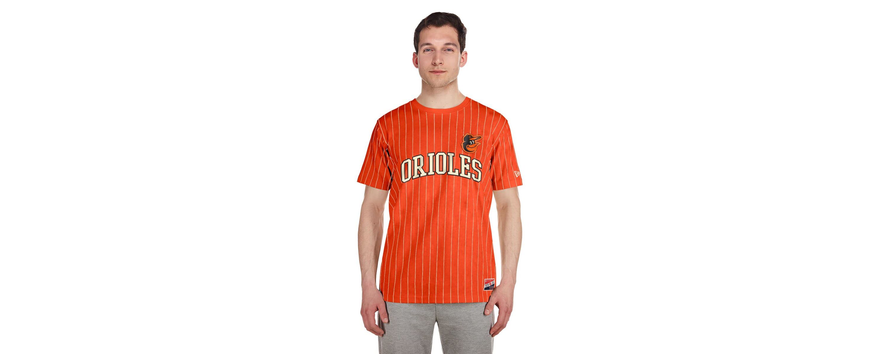 MLB Baltimore Orioles Throwback Pinstripe T-Shirt