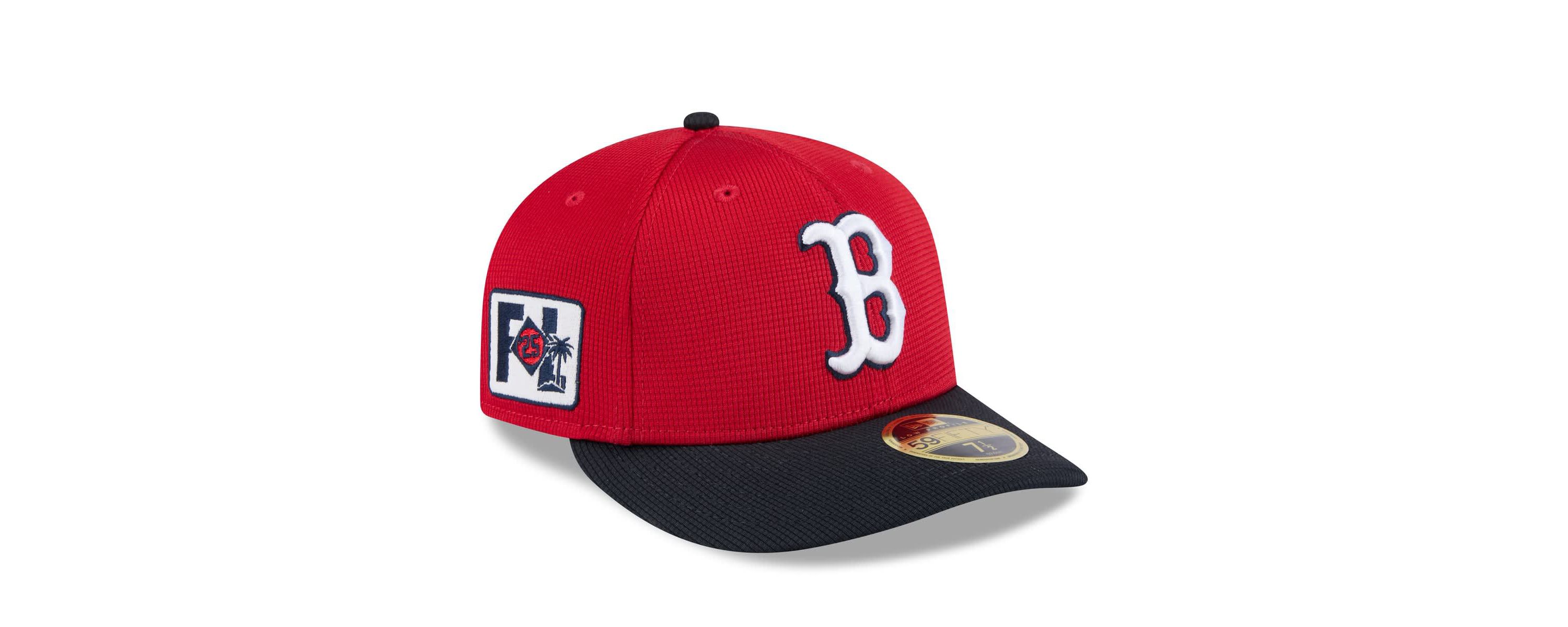 Boston Red Sox MLB Red/Navy Boston Sox 2025 Spring Training Low 59FIFTY Fitted Hat