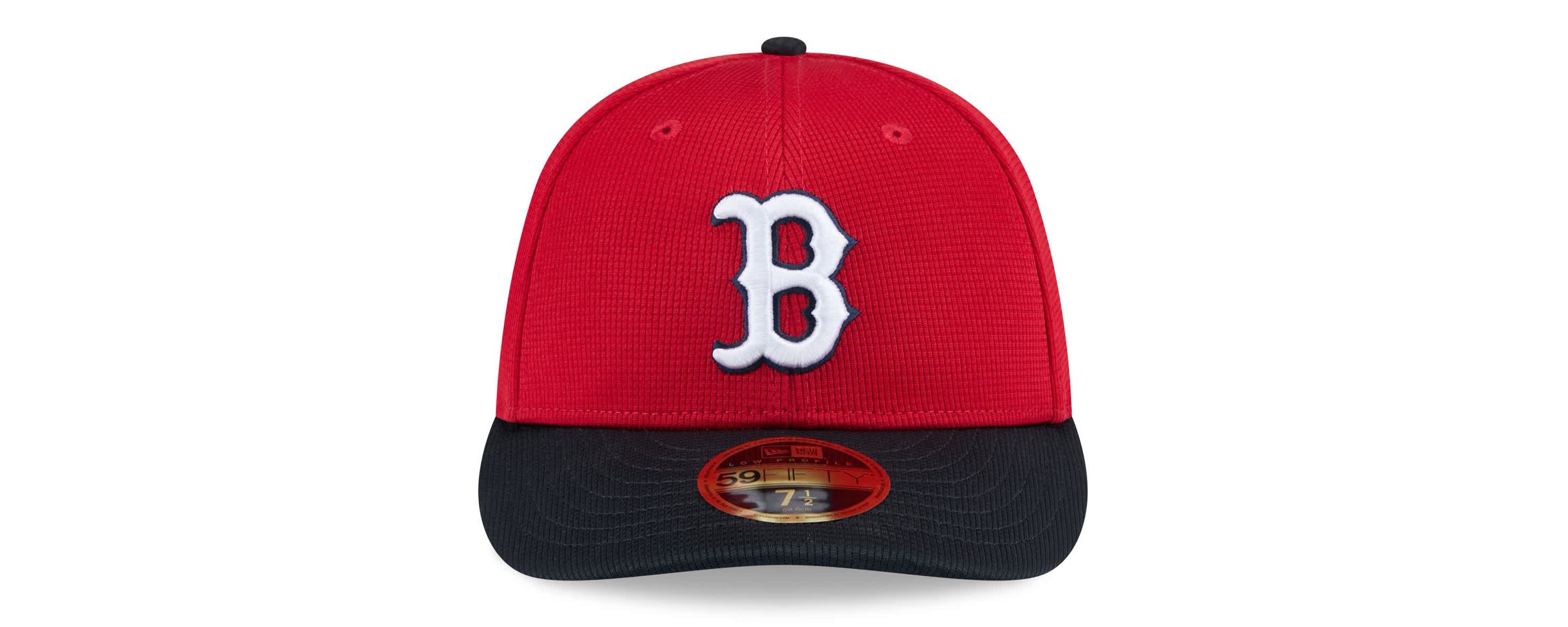 Boston Red Sox MLB Red/Navy Boston Sox 2025 Spring Training Low 59FIFTY Fitted Hat