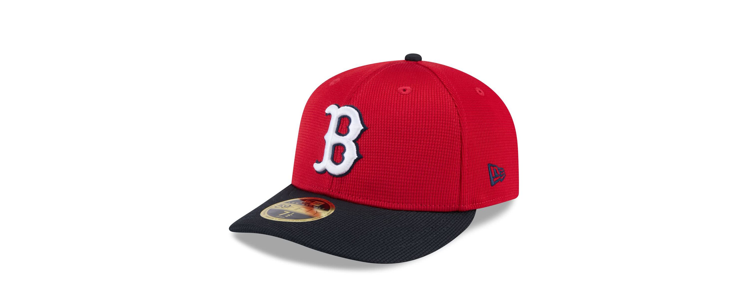 Boston Red Sox MLB Red/Navy Boston Sox 2025 Spring Training Low 59FIFTY Fitted Hat