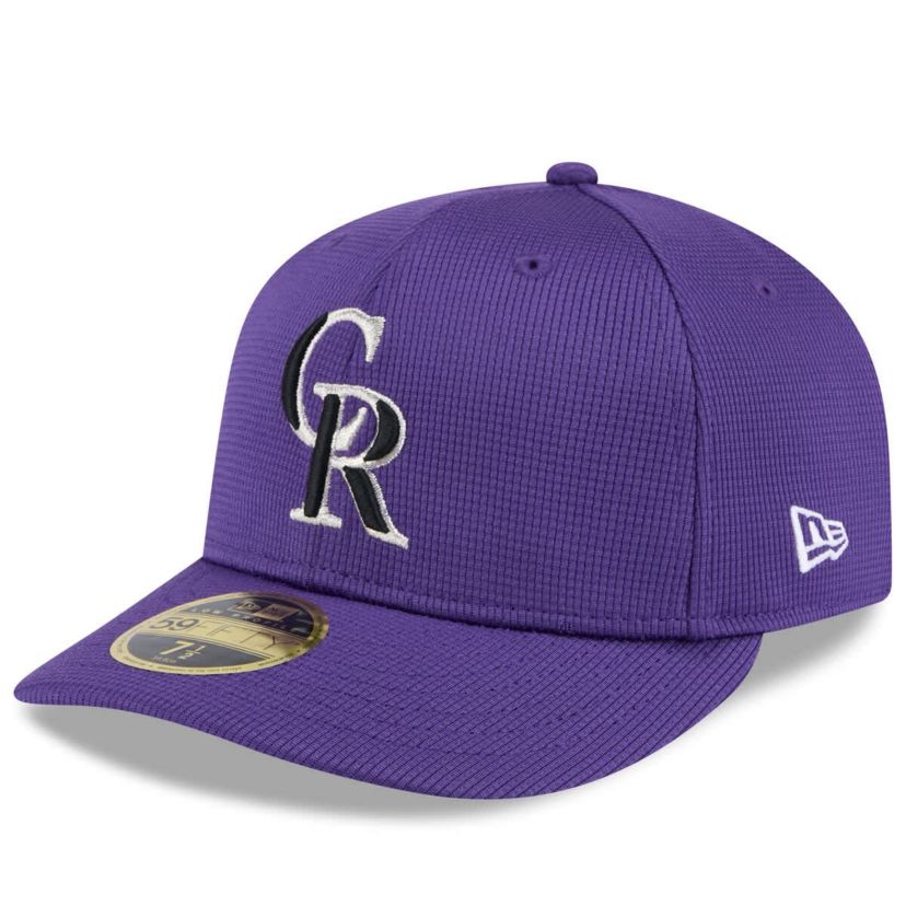 MLB Colorado Rockies 2025 Spring Training Low 59FIFTY Fitted Hat