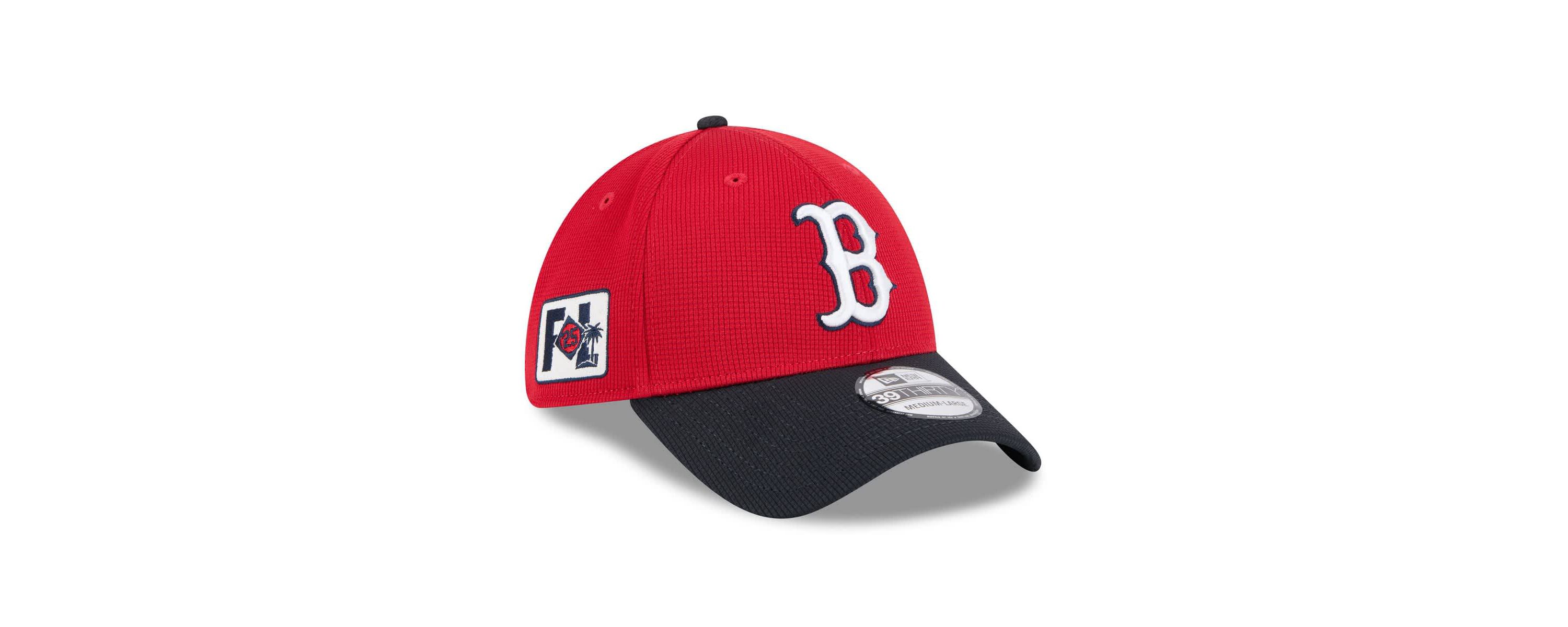 Boston Red Sox MLB Red/Navy Boston Sox 2025 Spring Training 39THIRTY Flex Hat