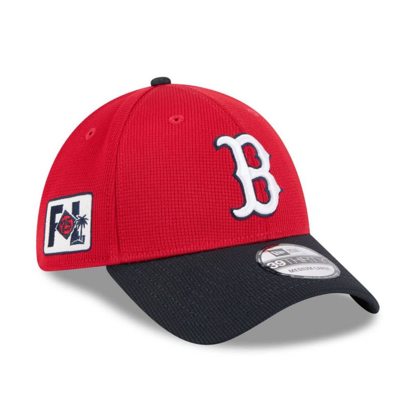 Boston Red Sox MLB Red/Navy Boston Sox 2025 Spring Training 39THIRTY Flex Hat
