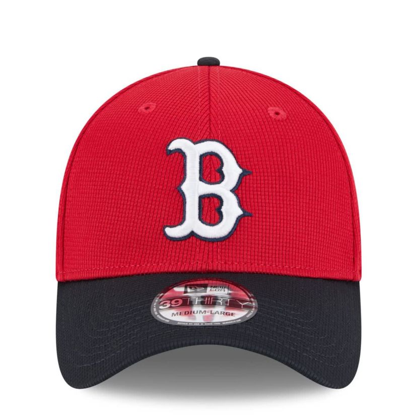 Boston Red Sox MLB Red/Navy Boston Sox 2025 Spring Training 39THIRTY Flex Hat