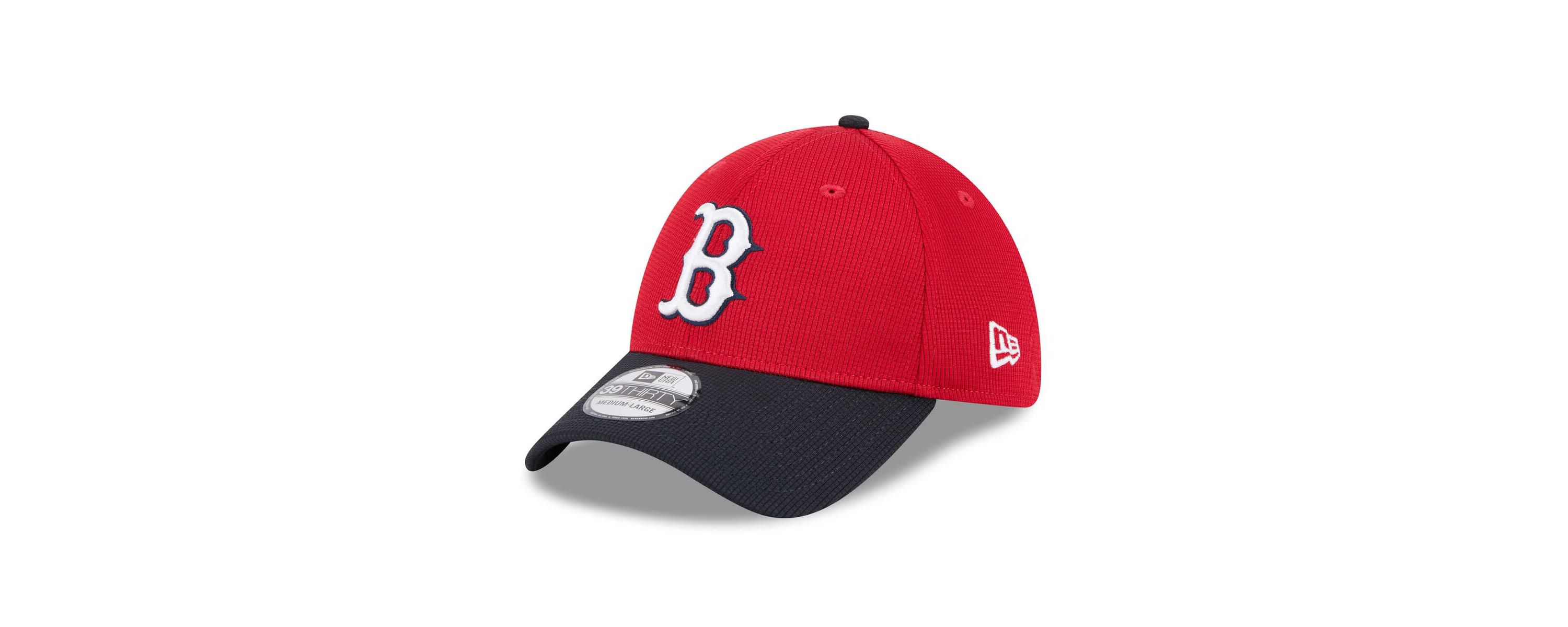 Boston Red Sox MLB Red/Navy Boston Sox 2025 Spring Training 39THIRTY Flex Hat