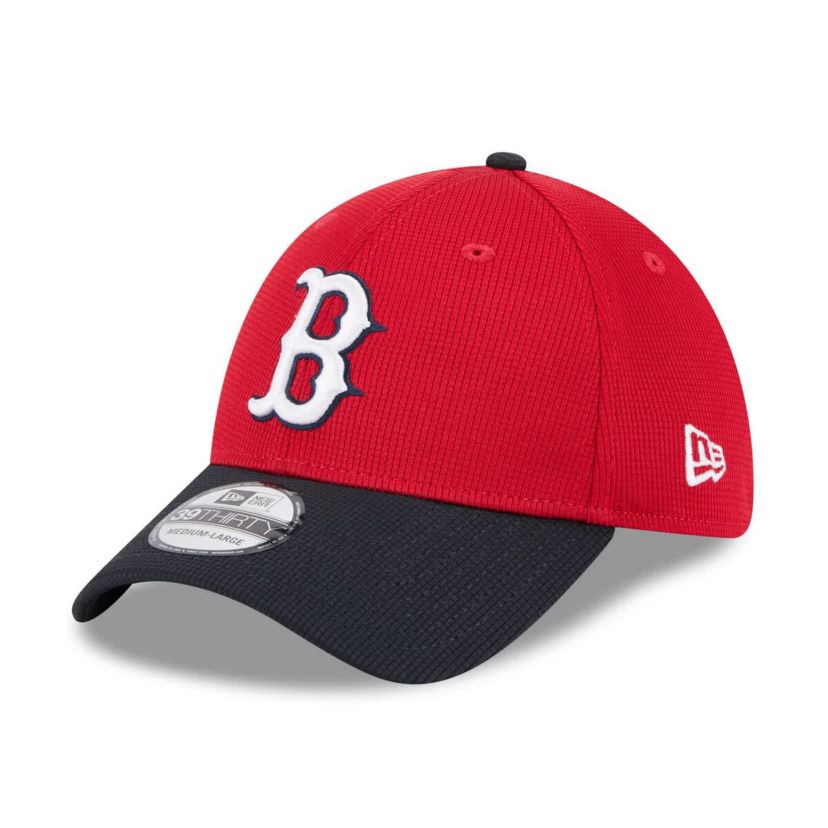 Boston Red Sox MLB Red/Navy Boston Sox 2025 Spring Training 39THIRTY Flex Hat