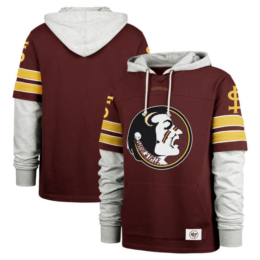 NCAA Florida State Seminoles Blitz Cornerback Lacer Pullover Hoodie