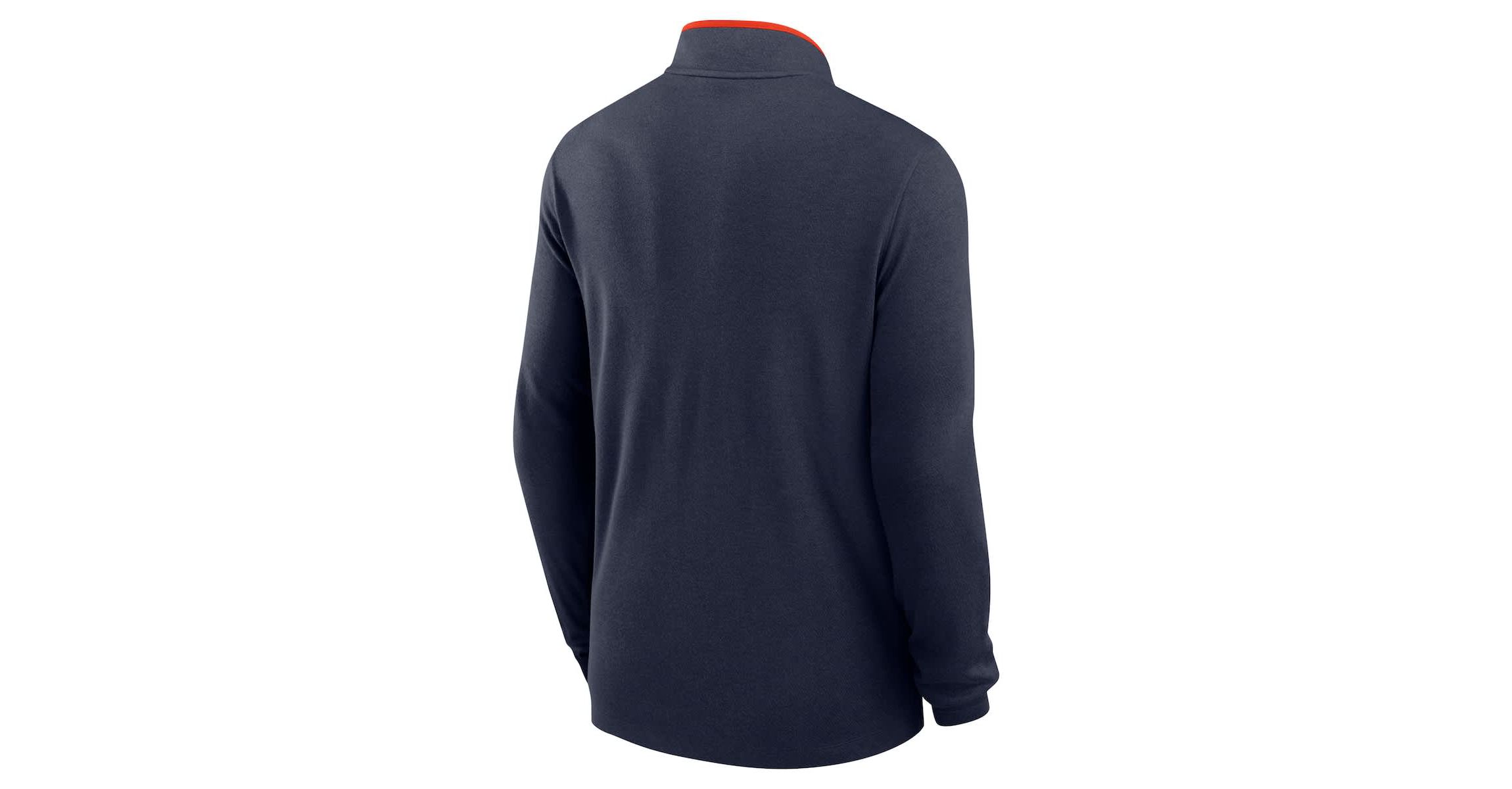NCAA Nike Virginia Cavaliers Coaches Courtside Basketball Victory Performance Quarter-Zip Top