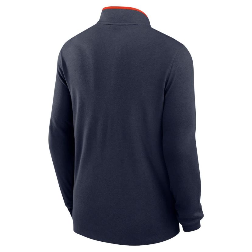 NCAA Nike Virginia Cavaliers Coaches Courtside Basketball Victory Performance Quarter-Zip Top