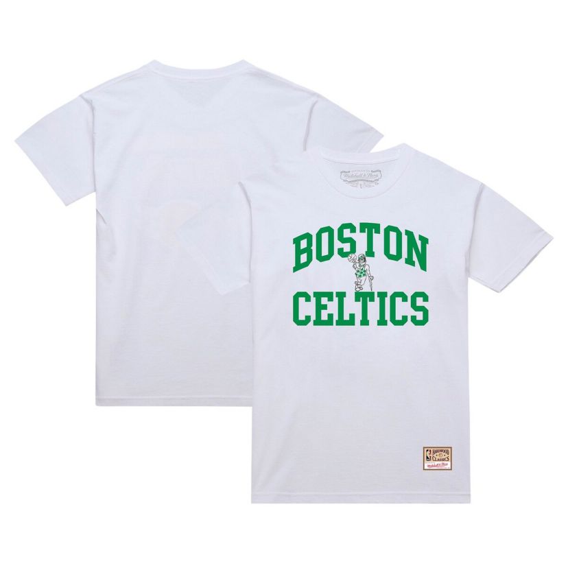 NBA Boston Celtics Hardwood Classics Vintage Warm Up T-Shirt