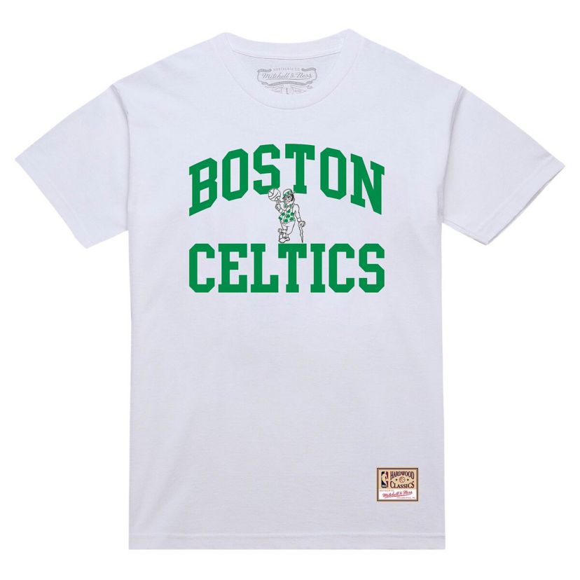 NBA Boston Celtics Hardwood Classics Vintage Warm Up T-Shirt
