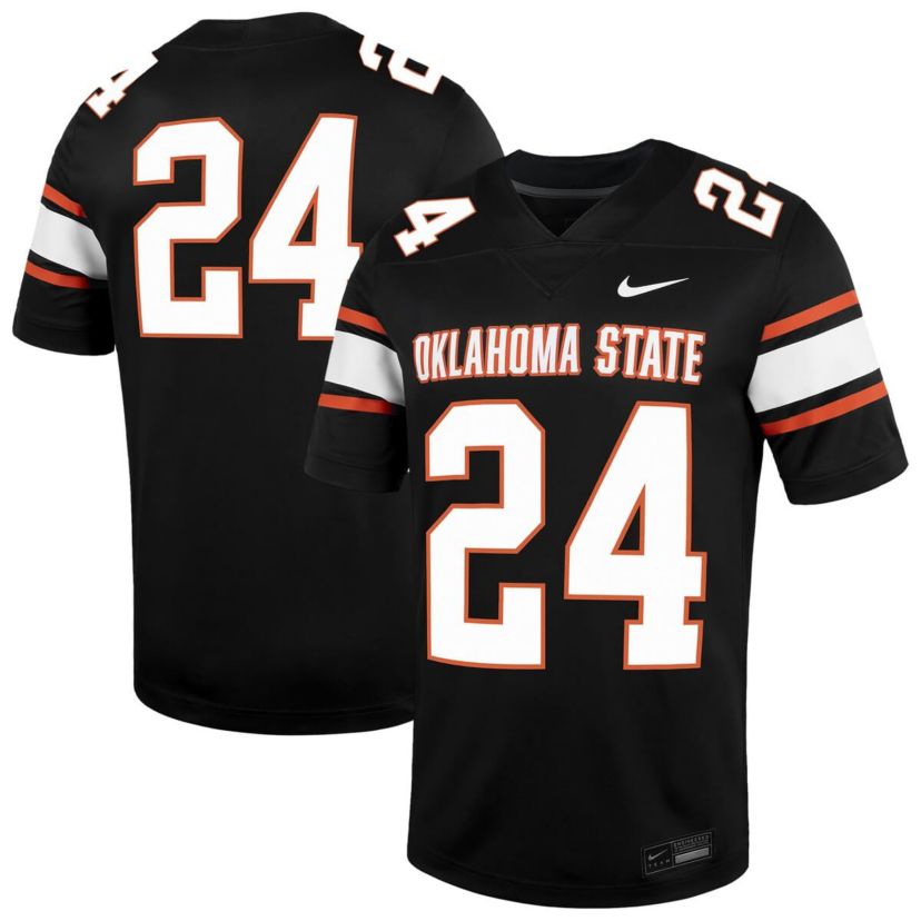 NCAA Nike #24 Oklahoma State Cowboys Untouchable Football Jersey