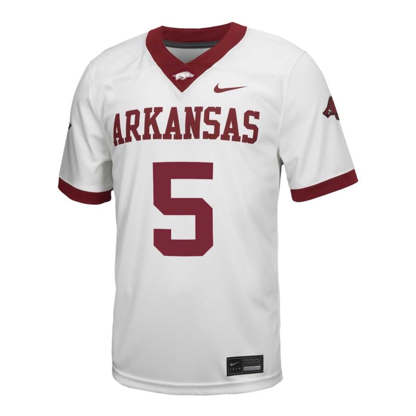 NCAA Nike #5 Arkansas Razorbacks Untouchable Football Jersey