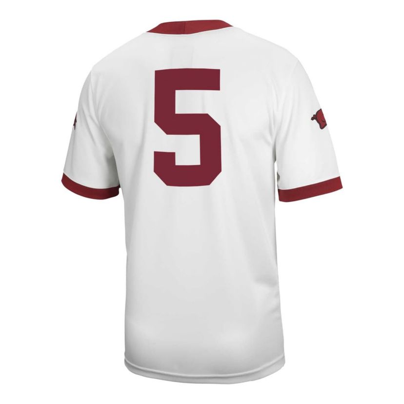 NCAA Nike #5 Arkansas Razorbacks Untouchable Football Jersey