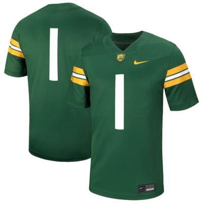 Men's NCAA Nike #1 Baylor Bears Untouchable Football Jersey, Green, Large