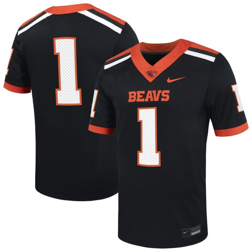 NCAA Nike #1 Oregon State Beavers Untouchable Football Jersey