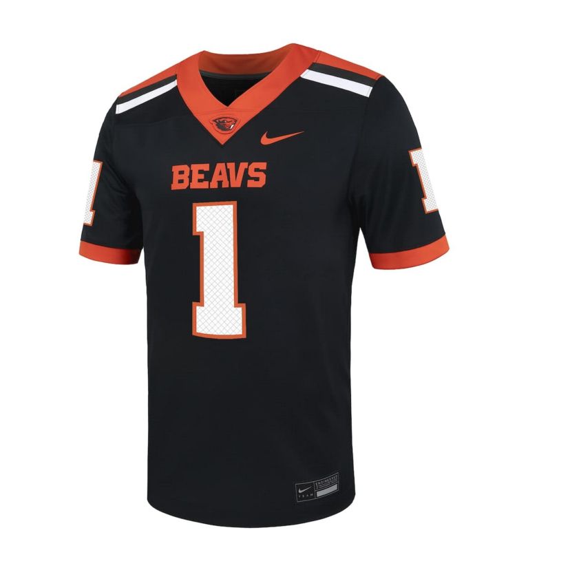 NCAA Nike #1 Oregon State Beavers Untouchable Football Jersey