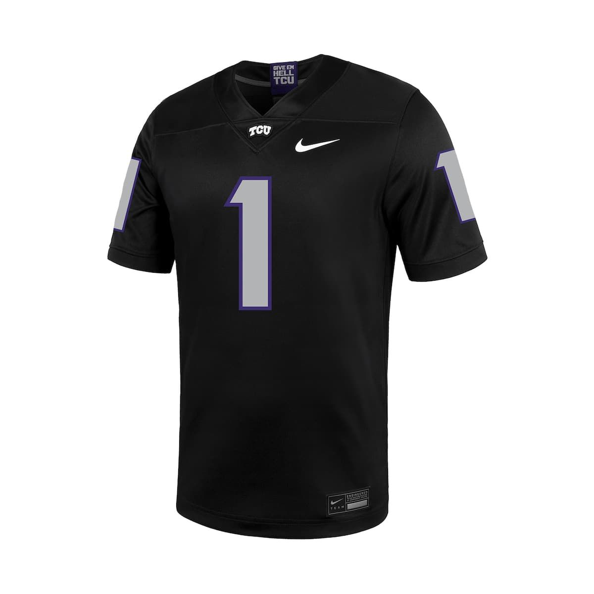 NCAA Nike #1 TCU Horned Frogs Untouchable Football Jersey