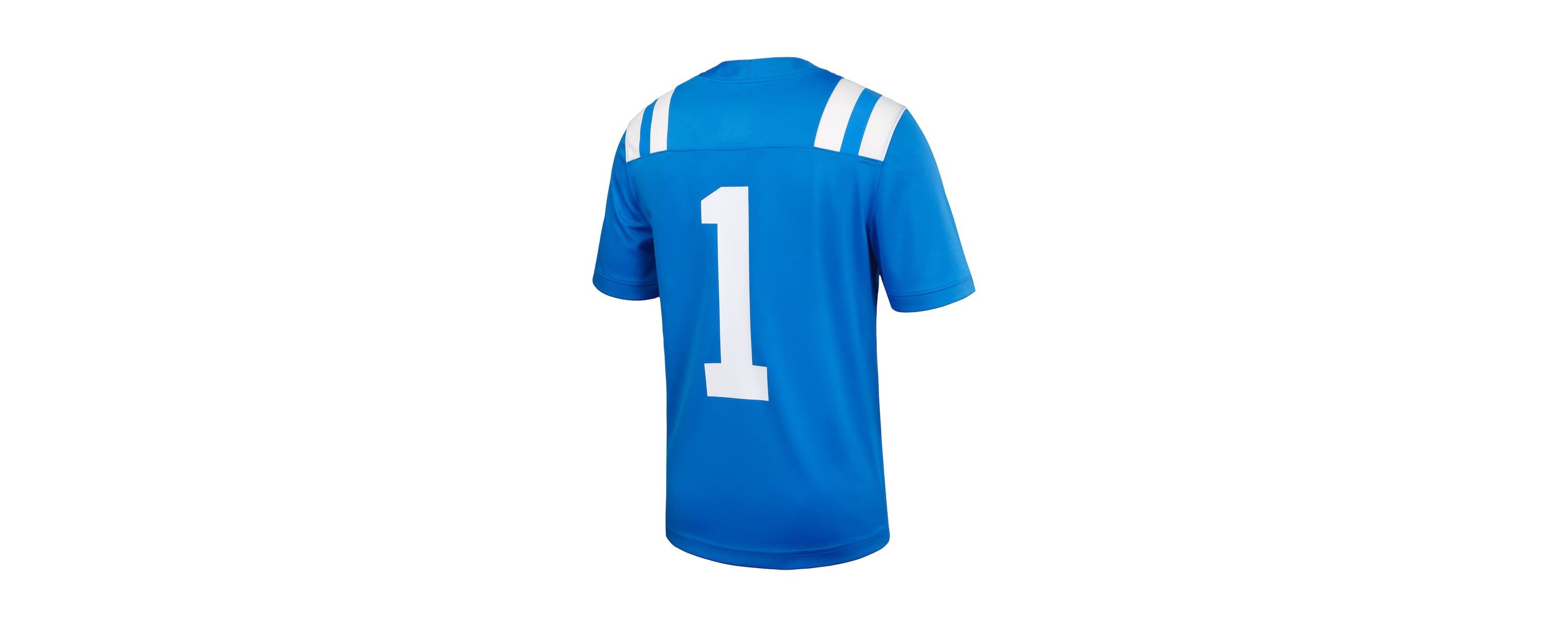 NCAA Nike #1 Powder Ole Miss Rebels Untouchable Football Jersey