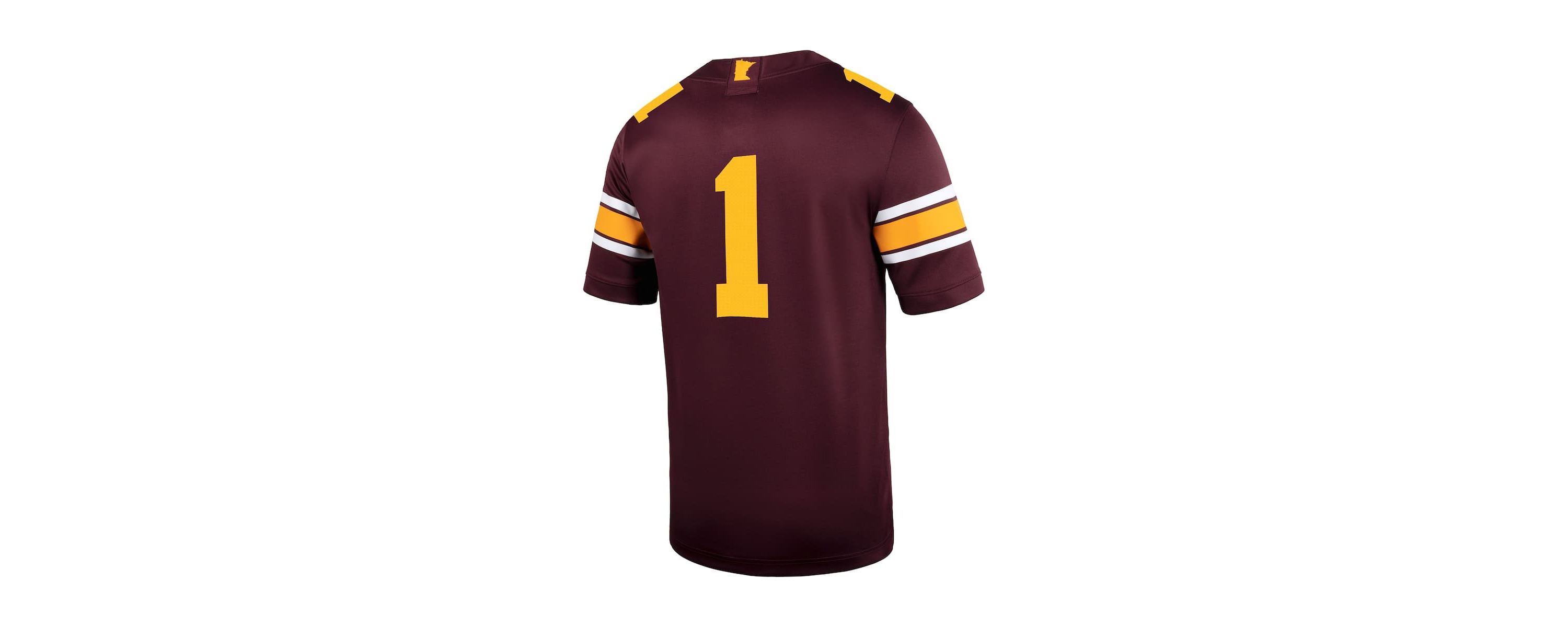NCAA Nike #1 Minnesota Golden Gophers Untouchable Football Jersey