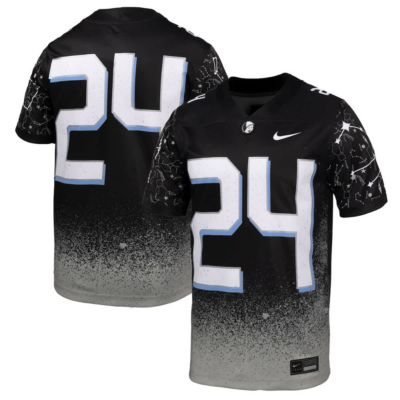 Men's NCAA Nike #24 UCF Knights 2024 Space Game Alternate Game Jersey, Black, 2XL
