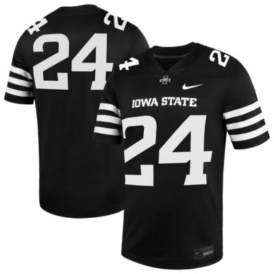 Men's NCAA Nike #24 Iowa State Cyclones Alternate Game Jersey