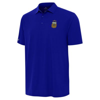 Antigua Men's Soccer National Teams Argentina National Team Era Solid Polo, 3XL