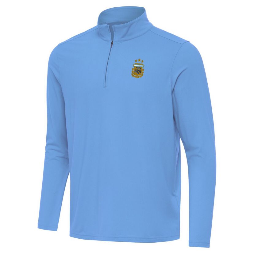Soccer National Teams Powder Argentina National Team Intent Quarter-Zip Pullover Top