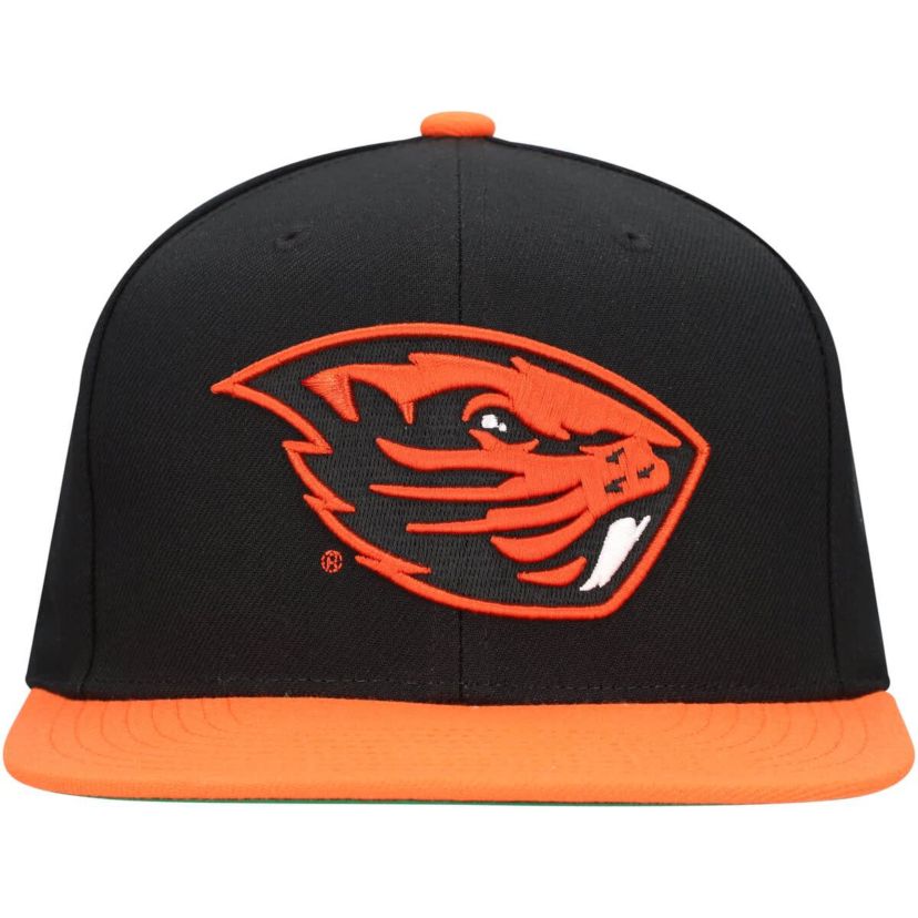 NCAA Black/Orange Oregon State Beavers 2-Tone 2.0 Snapback Hat