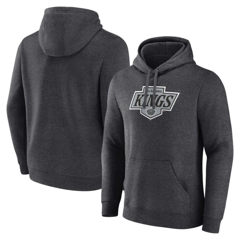 NHL Fanatics Los Angeles Kings New Primary Logo Pullover Hoodie