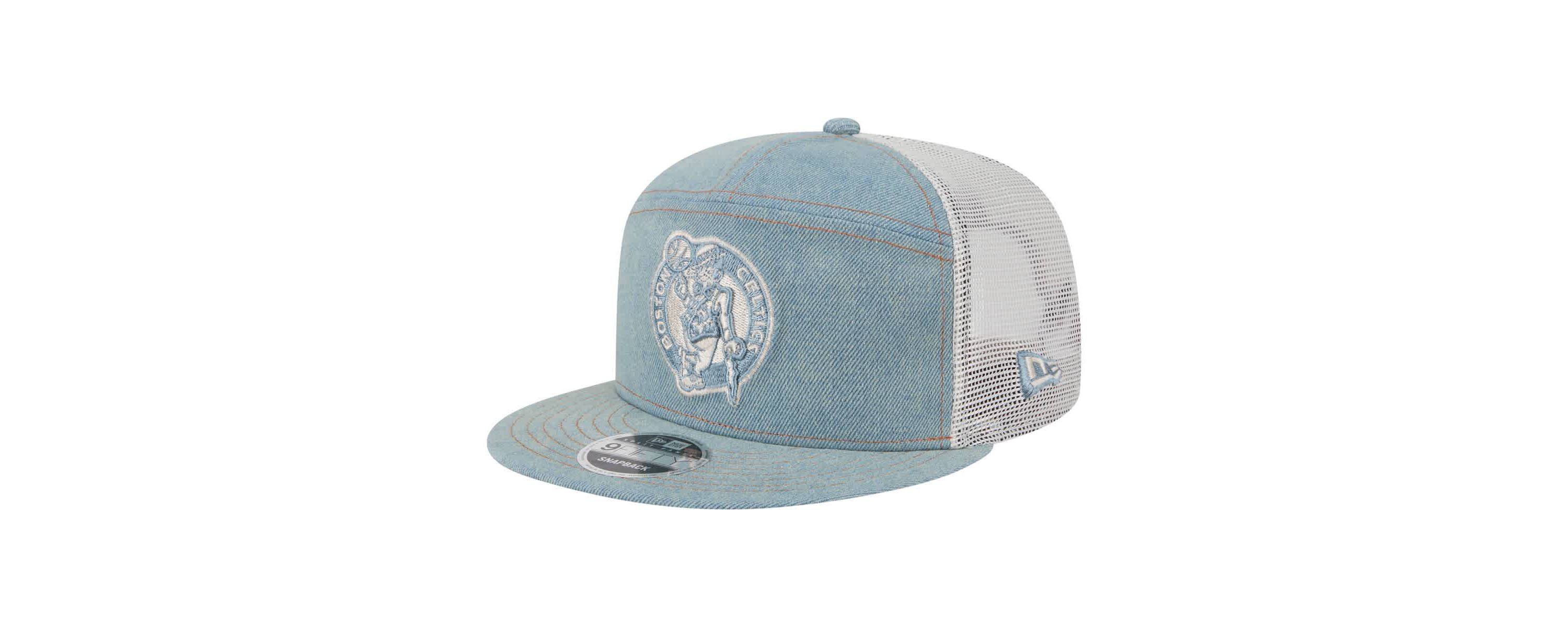 NBA Boston Celtics Adventure Split Panel 9FIFTY Snapback Trucker Hat
